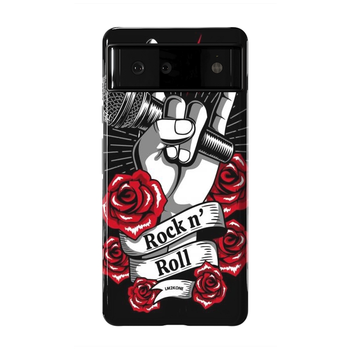 Pixel 6 StrongFit Rock N Roll - Metal Roses by LM2Kone