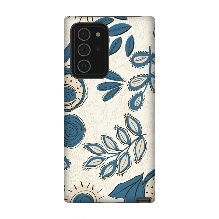 Galaxy Note 20 Ultra StrongFit Modern Floral by Tiny Thistle Studio