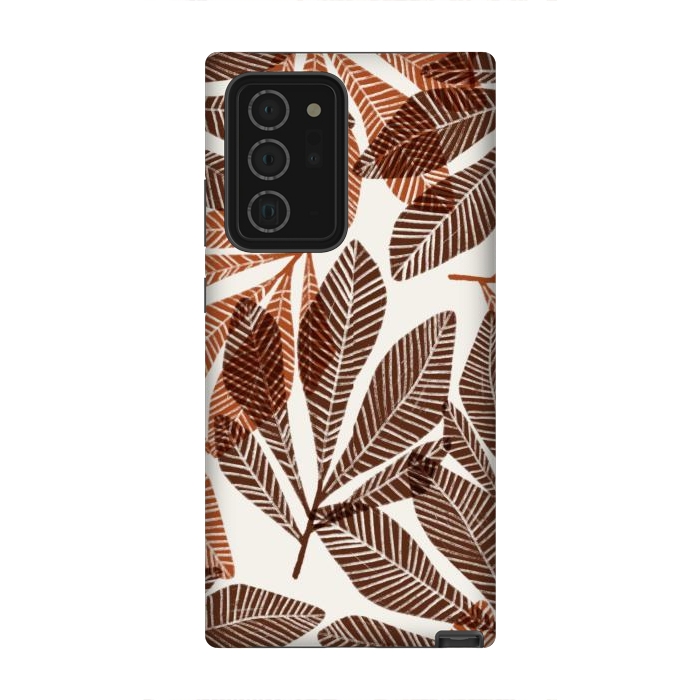 Galaxy Note 20 Ultra StrongFit Lacy Leaves by Tiny Thistle Studio