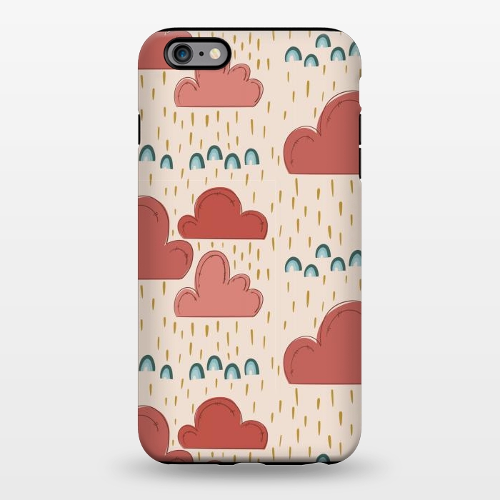 iPhone 6/6s plus StrongFit Rainbows & Clouds by Tiny Thistle Studio