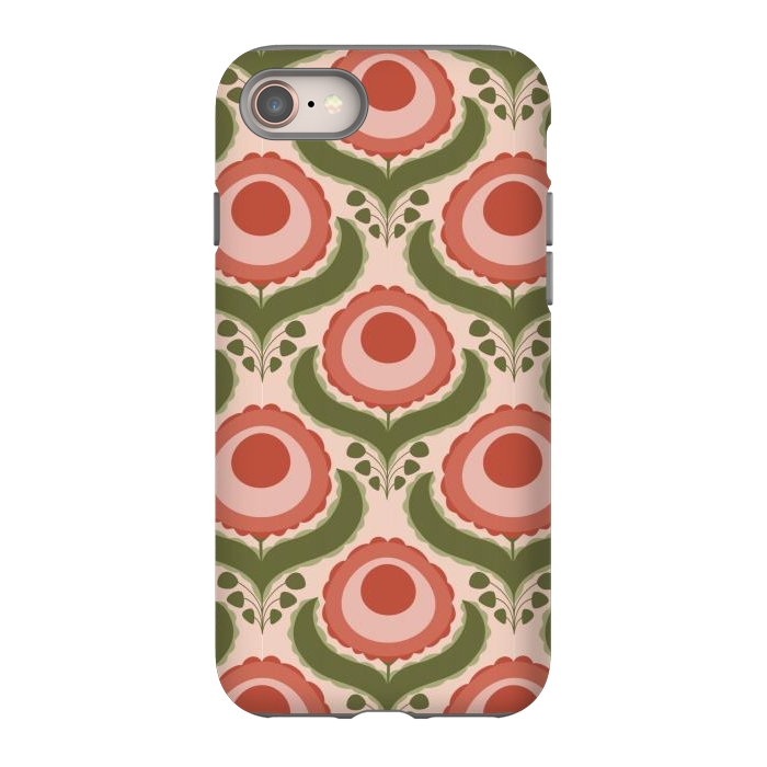 iPhone 8 StrongFit Geometric Floral by Tiny Thistle Studio
