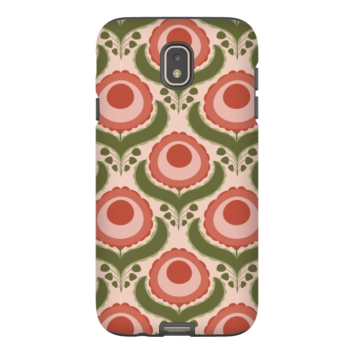 Galaxy J7 StrongFit Geometric Floral by Tiny Thistle Studio