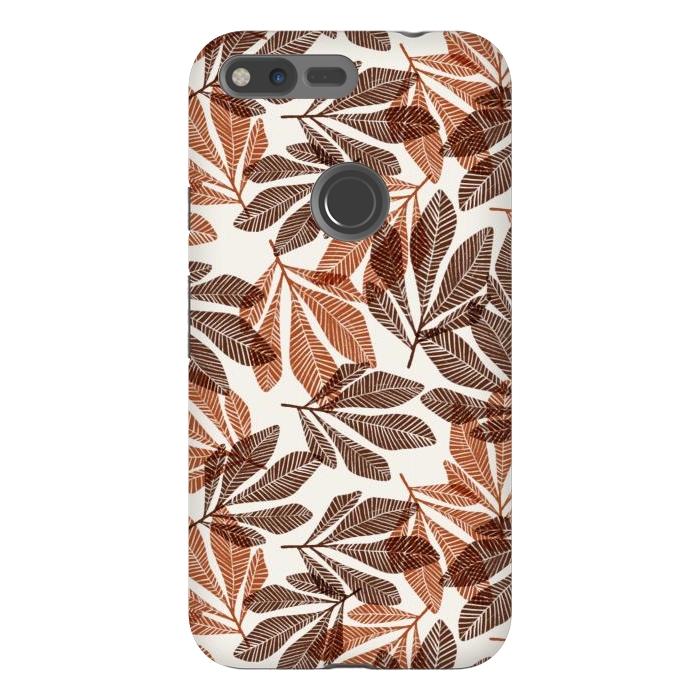Pixel XL StrongFit Lacy Leaves by Tiny Thistle Studio
