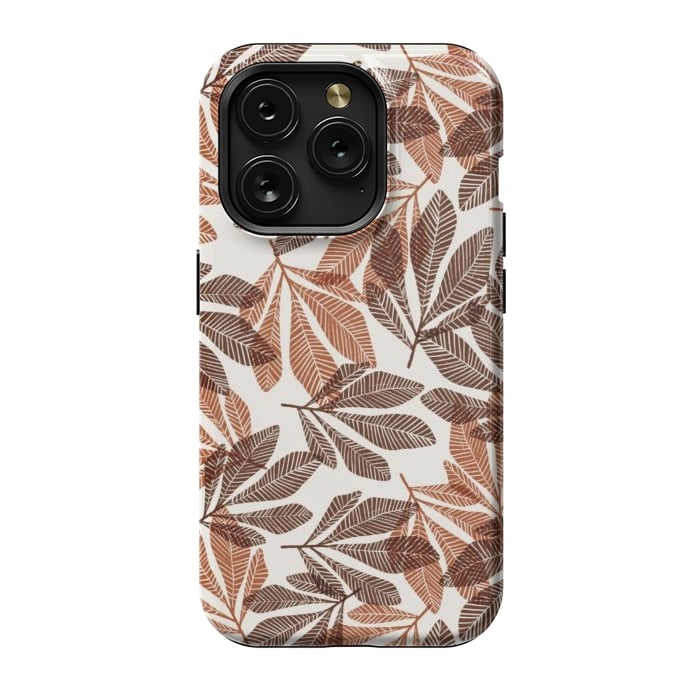 iPhone 15 Pro StrongFit Lacy Leaves by Tiny Thistle Studio