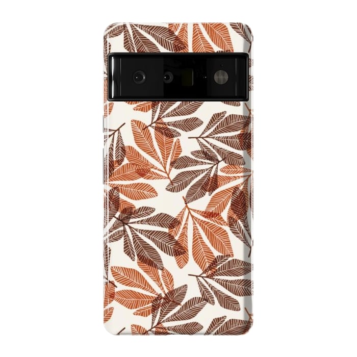 Pixel 6 Pro StrongFit Lacy Leaves by Tiny Thistle Studio