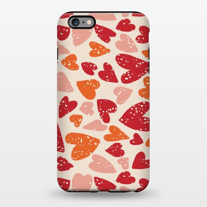 iPhone 6/6s plus StrongFit Big Hearts by Tiny Thistle Studio