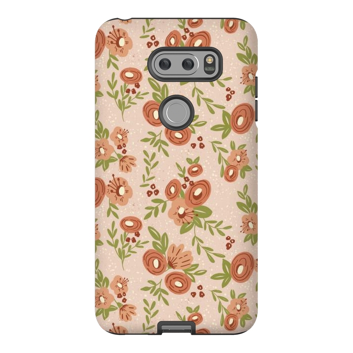 V30 StrongFit Coral Flowers by Tiny Thistle Studio