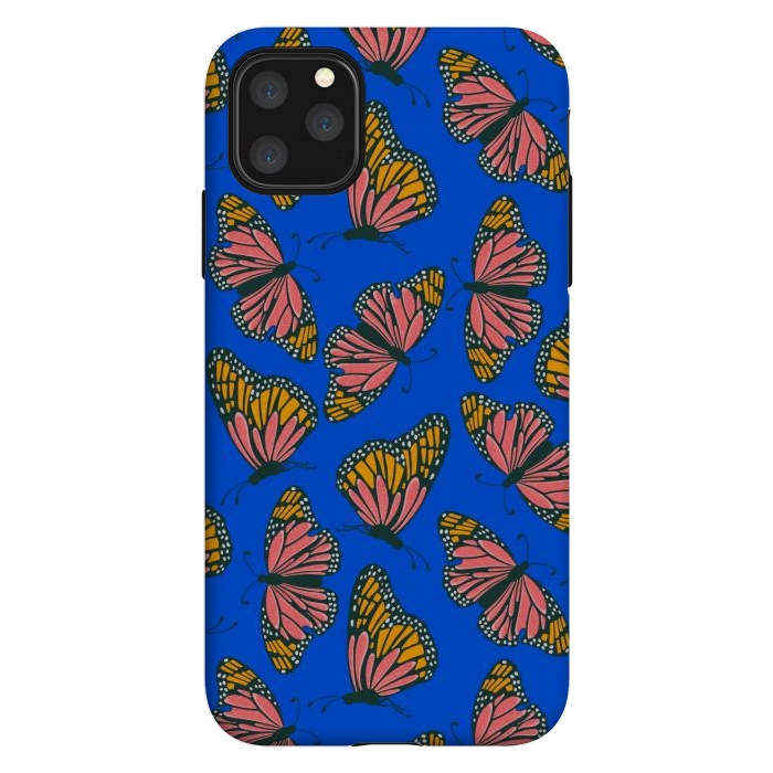 iPhone 11 Pro Max StrongFit Bright Butterflies by Tiny Thistle Studio