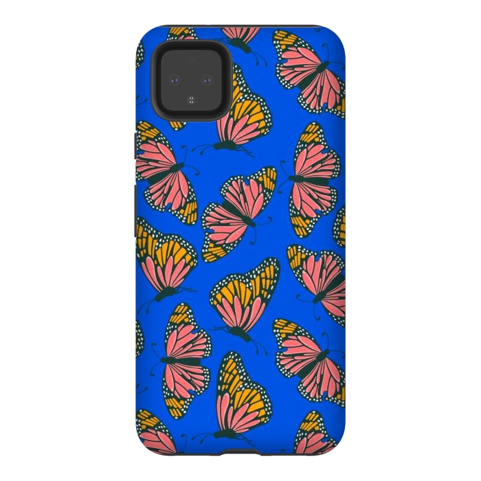 Pixel 4XL StrongFit Bright Butterflies by Tiny Thistle Studio