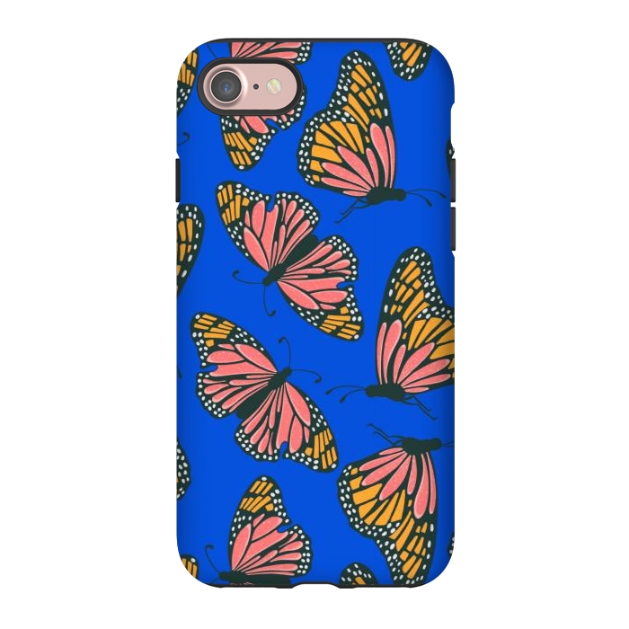 iPhone 7 StrongFit Bright Butterflies by Tiny Thistle Studio