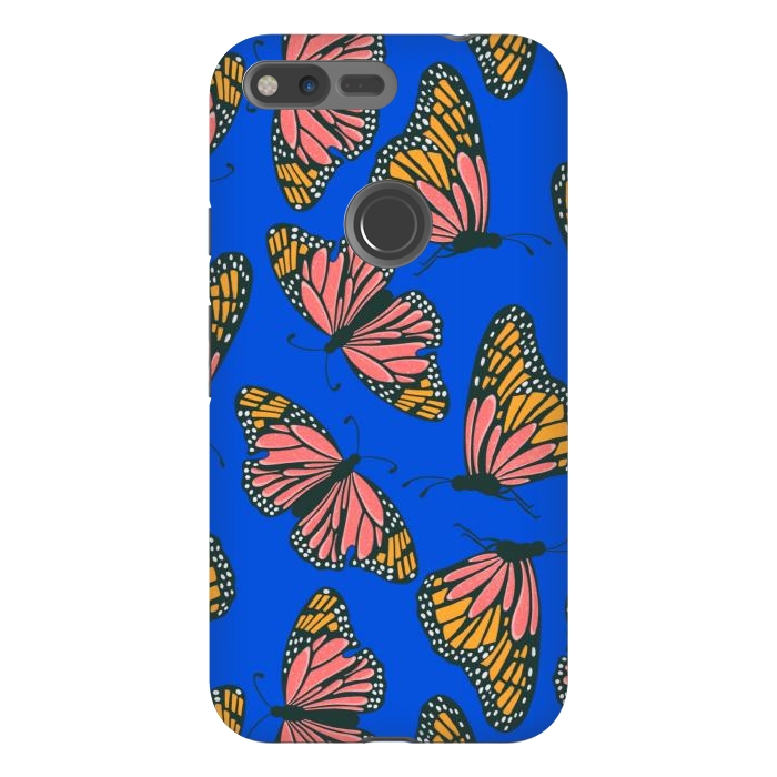 Pixel XL StrongFit Bright Butterflies by Tiny Thistle Studio