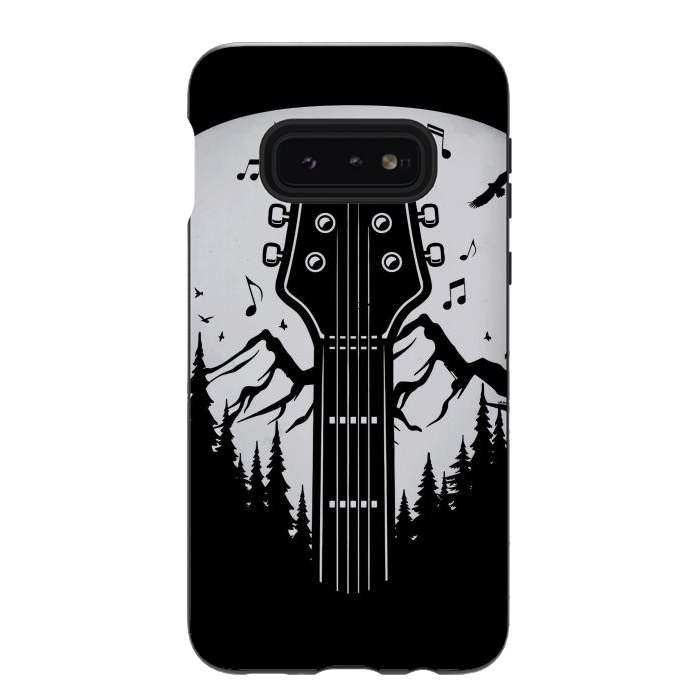 Galaxy S10e StrongFit Forest Guitar Pick by LM2Kone