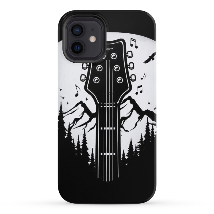 iPhone 12 StrongFit Forest Guitar Pick by LM2Kone