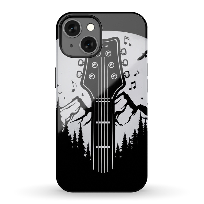 iPhone 13 StrongFit Forest Guitar Pick by LM2Kone