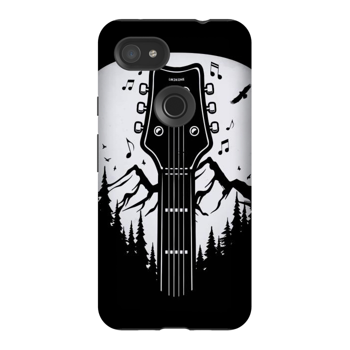 Pixel 3AXL StrongFit Forest Guitar Pick by LM2Kone