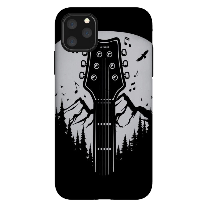 iPhone 11 Pro Max StrongFit Forest Guitar Pick by LM2Kone