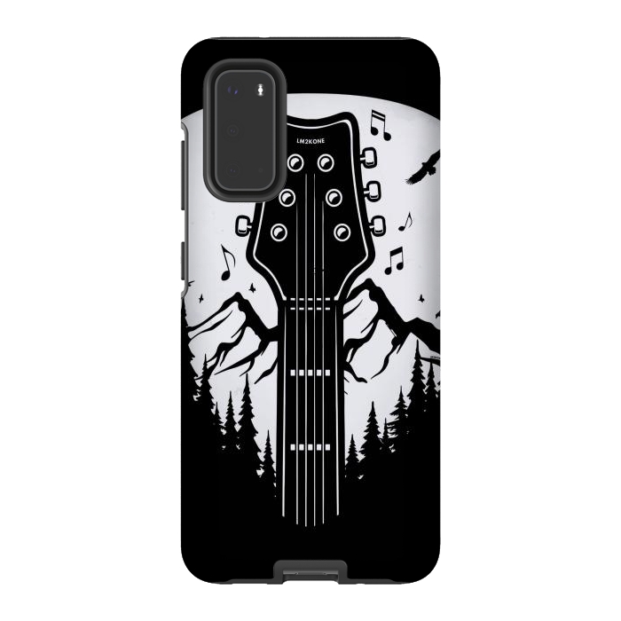 Galaxy S20 StrongFit Forest Guitar Pick by LM2Kone