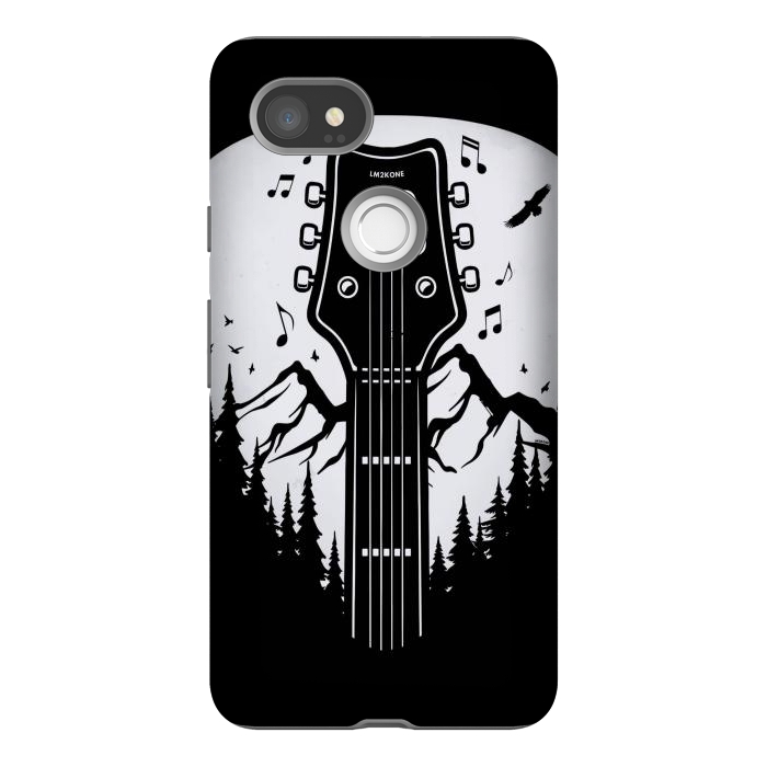 Pixel 2XL StrongFit Forest Guitar Pick by LM2Kone