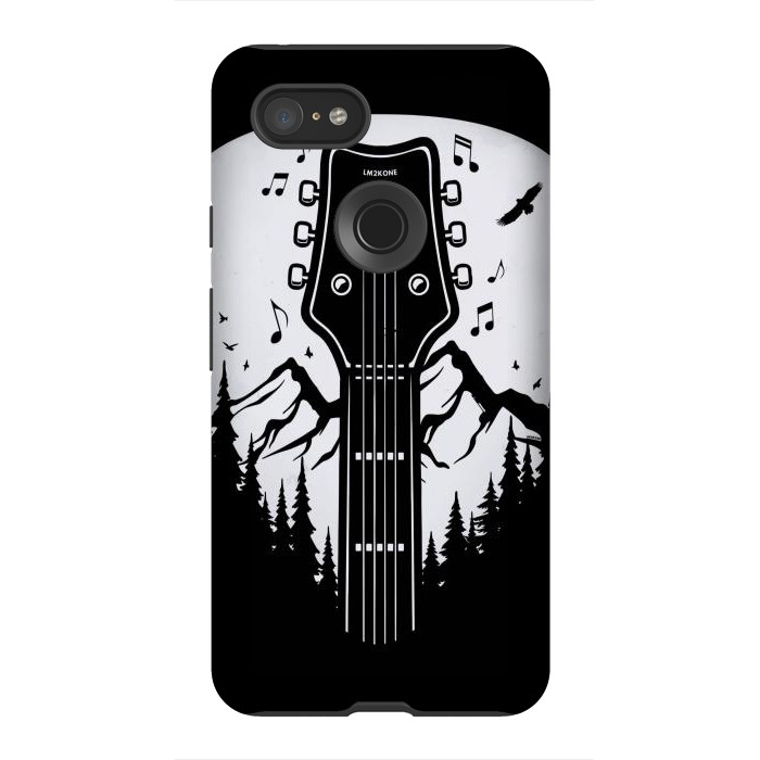 Pixel 3XL StrongFit Forest Guitar Pick by LM2Kone