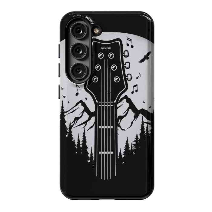 Galaxy S23 StrongFit Forest Guitar Pick by LM2Kone