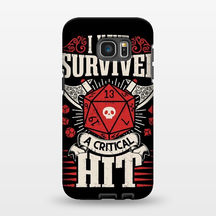 Galaxy S7 EDGE StrongFit I have survived a critical Hit - RPG by LM2Kone