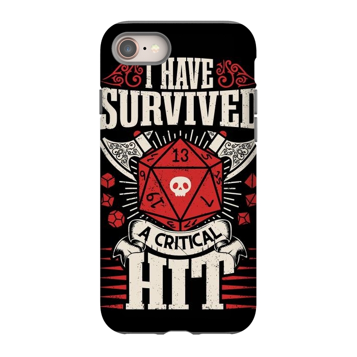 iPhone 8 StrongFit I have survived a critical Hit - RPG by LM2Kone