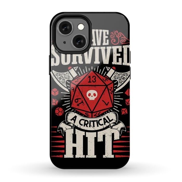 iPhone 13 mini StrongFit I have survived a critical Hit - RPG by LM2Kone