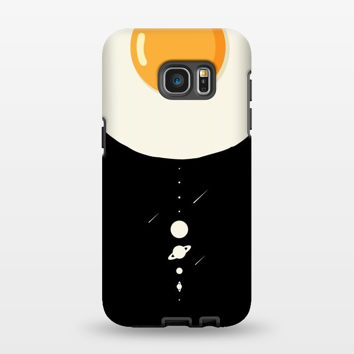Galaxy S7 EDGE StrongFit Fried egg solar system by LM2Kone