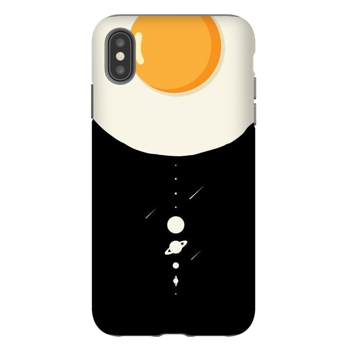 iPhone Xs Max StrongFit Fried egg solar system by LM2Kone