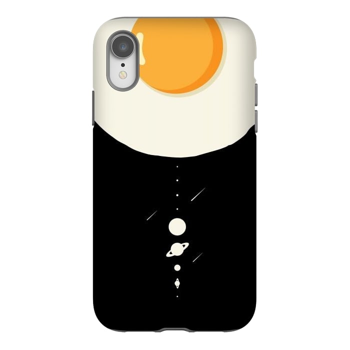 iPhone Xr StrongFit Fried egg solar system by LM2Kone