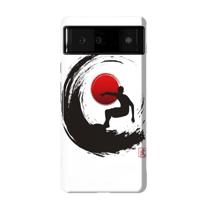 Pixel 6 StrongFit Enso Surf Japanese black by LM2Kone