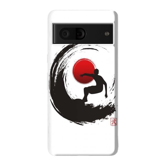 Pixel 7 StrongFit Enso Surf Japanese black by LM2Kone