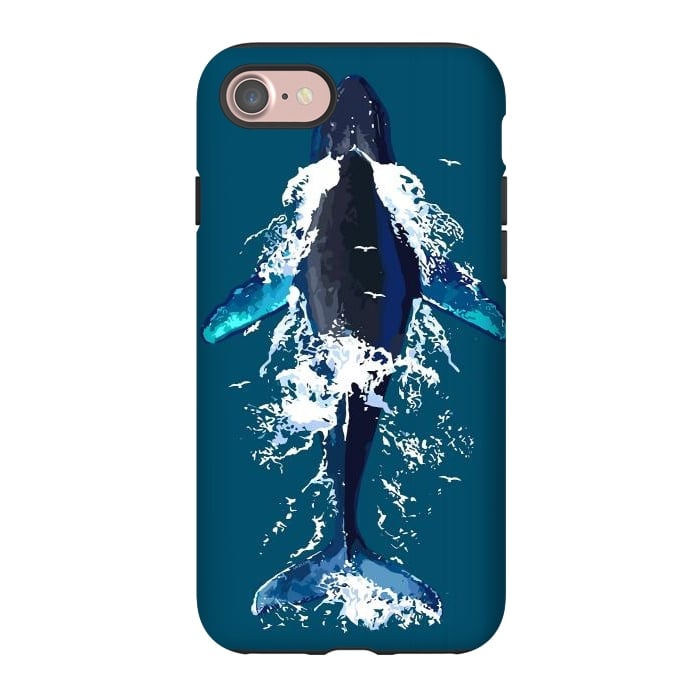 iPhone 7 StrongFit Humpback whale in ocean by LM2Kone