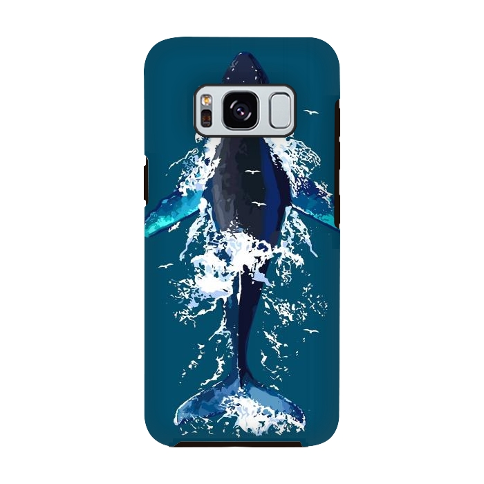 Galaxy S8 StrongFit Humpback whale in ocean by LM2Kone