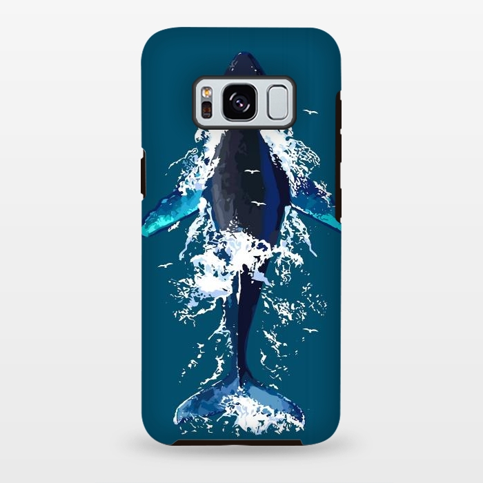 Galaxy S8 plus StrongFit Humpback whale in ocean by LM2Kone