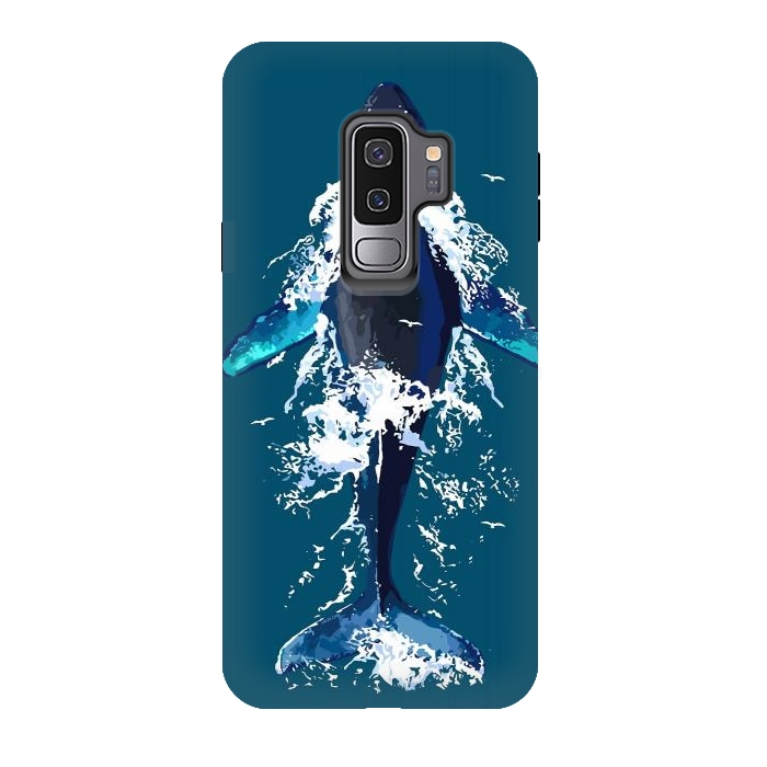 Galaxy S9 plus StrongFit Humpback whale in ocean by LM2Kone