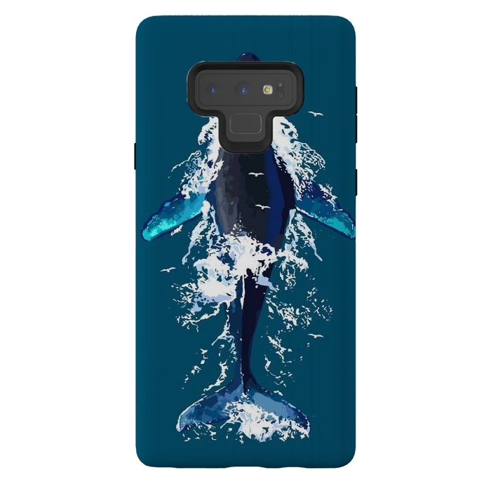 Galaxy Note 9 StrongFit Humpback whale in ocean by LM2Kone