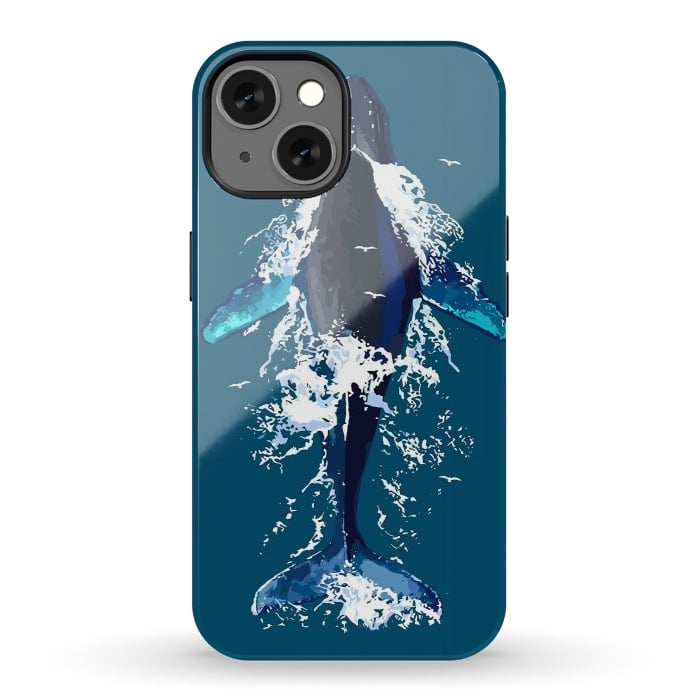 iPhone 13 StrongFit Humpback whale in ocean by LM2Kone