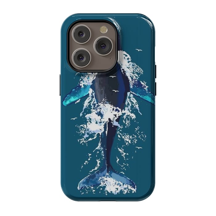 iPhone 14 Pro StrongFit Humpback whale in ocean by LM2Kone