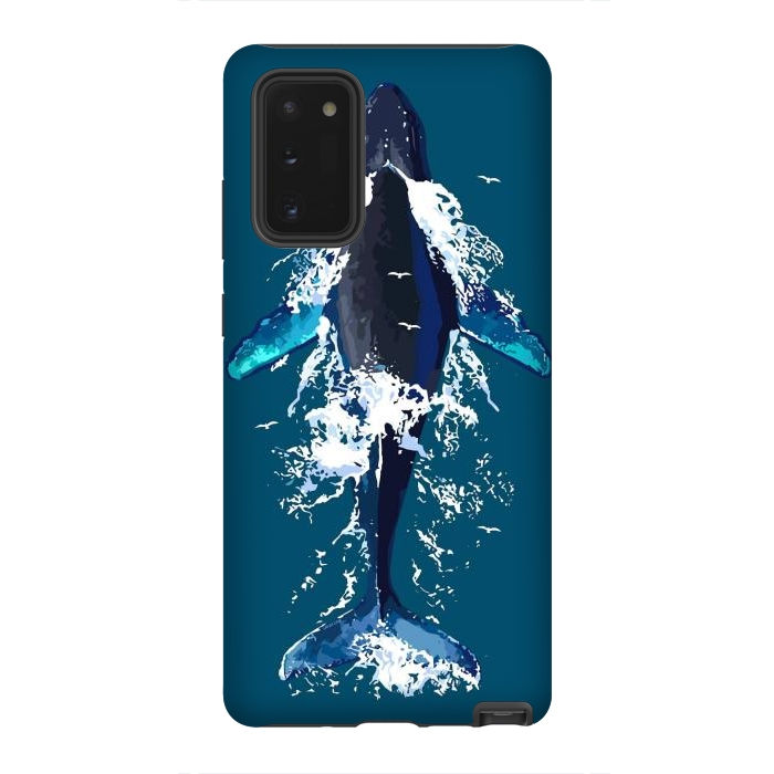 Galaxy Note 20 StrongFit Humpback whale in ocean by LM2Kone