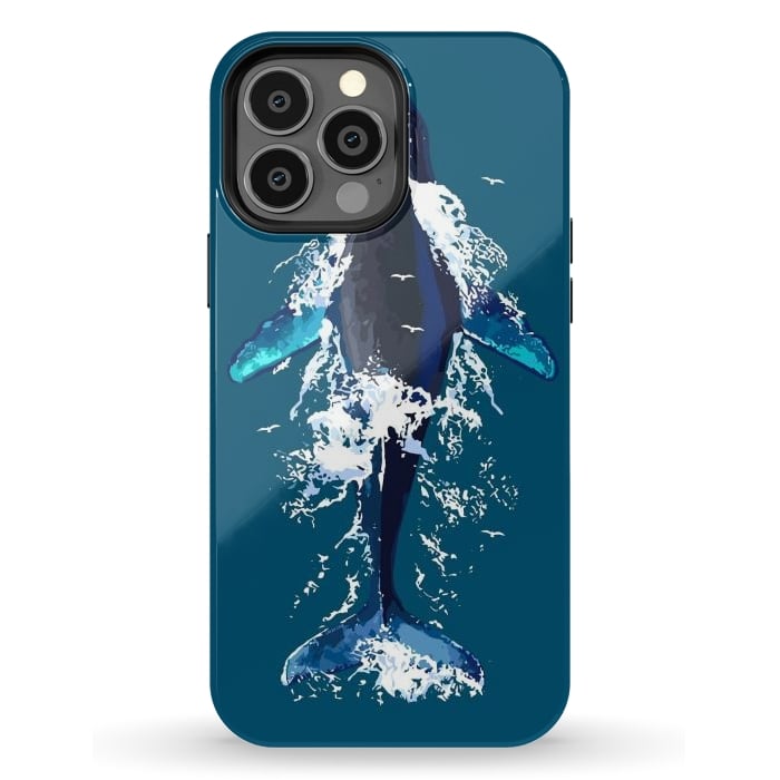 iPhone 13 Pro Max StrongFit Humpback whale in ocean by LM2Kone