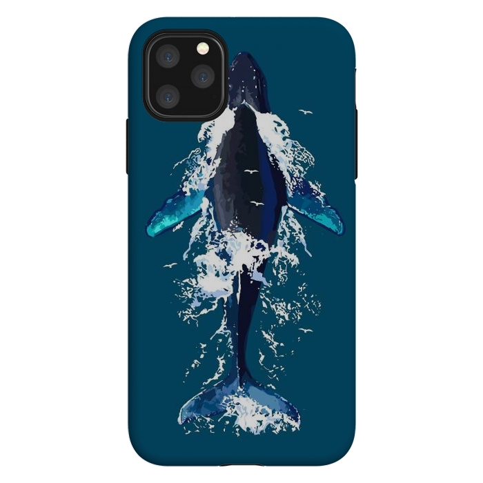 iPhone 11 Pro Max StrongFit Humpback whale in ocean by LM2Kone