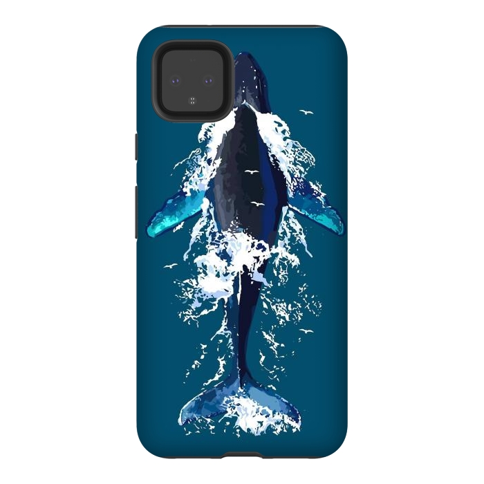 Pixel 4XL StrongFit Humpback whale in ocean by LM2Kone