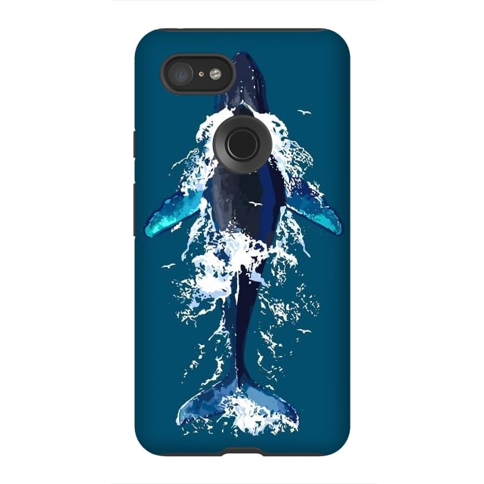 Pixel 3XL StrongFit Humpback whale in ocean by LM2Kone
