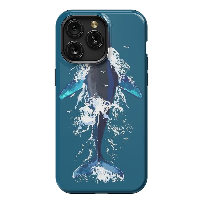 iPhone 15 Pro Max StrongFit Humpback whale in ocean by LM2Kone