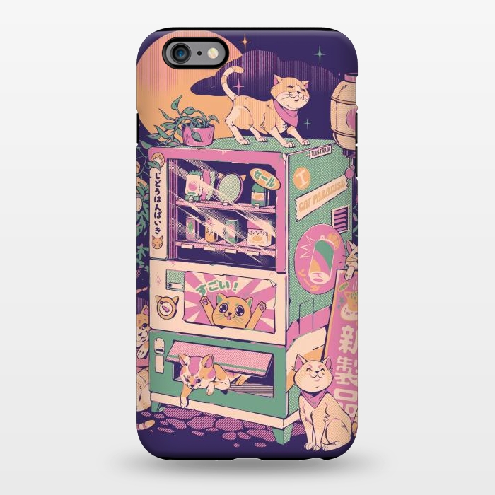 iPhone 6/6s plus StrongFit Cat Vending Machine by Ilustrata