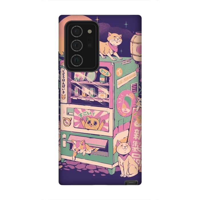Galaxy Note 20 Ultra StrongFit Cat Vending Machine by Ilustrata
