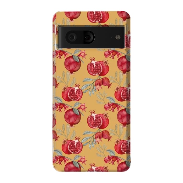 Pixel 7 StrongFit Red fruits, yellow by Flowery Stories