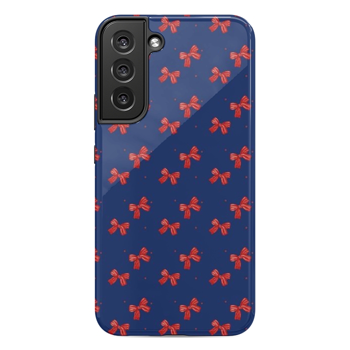 Galaxy S22 plus StrongFit Navy bows by Flowery Stories