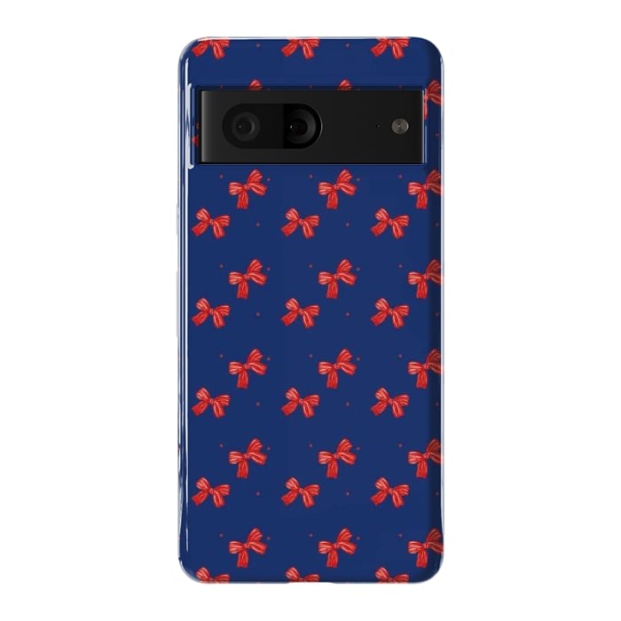 Pixel 7 StrongFit Navy bows by Flowery Stories